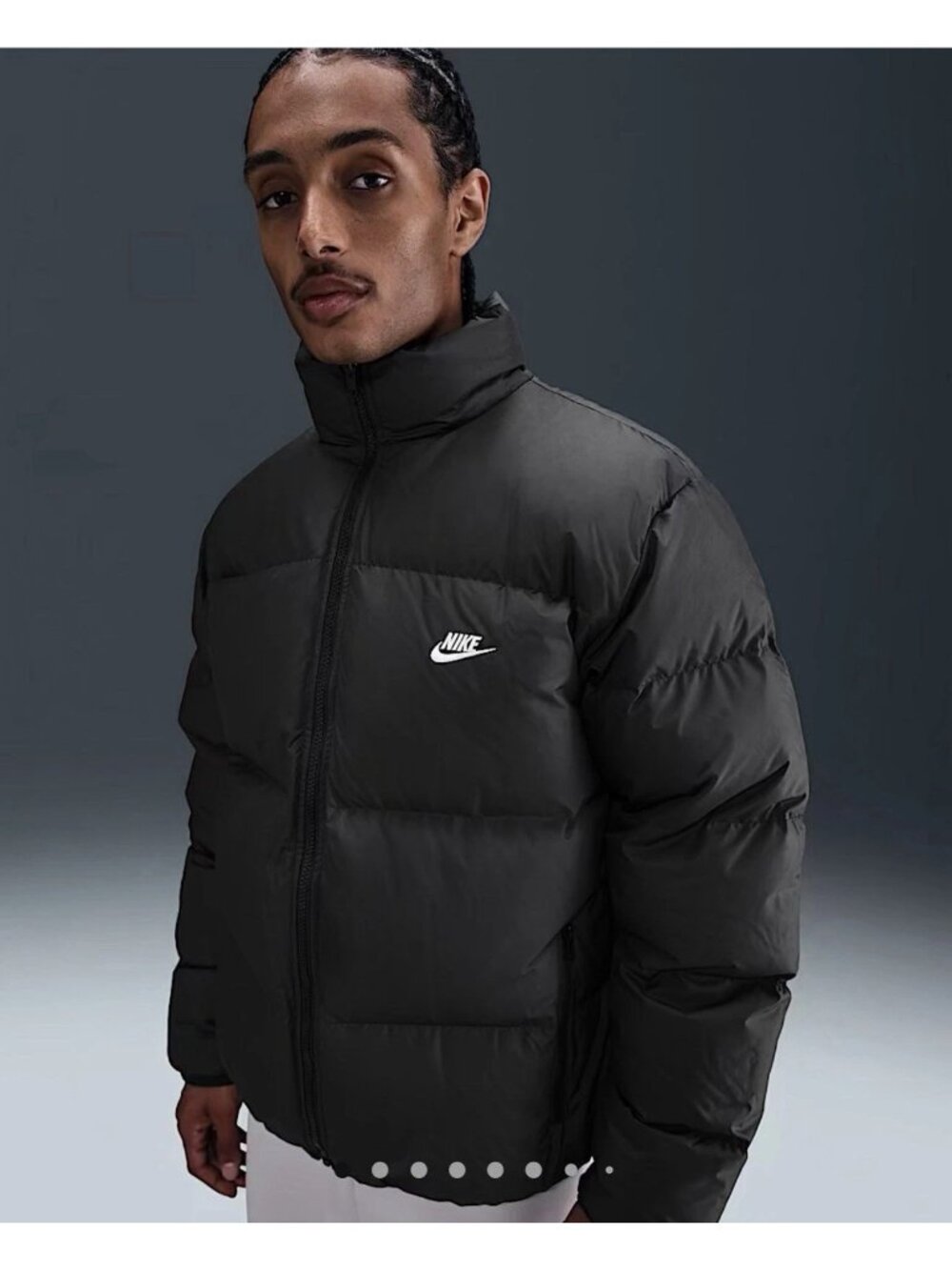 Nike Sportswear Club Therma-FIT Down Puffer Jacket Black Men's L IB2975-010 NWT